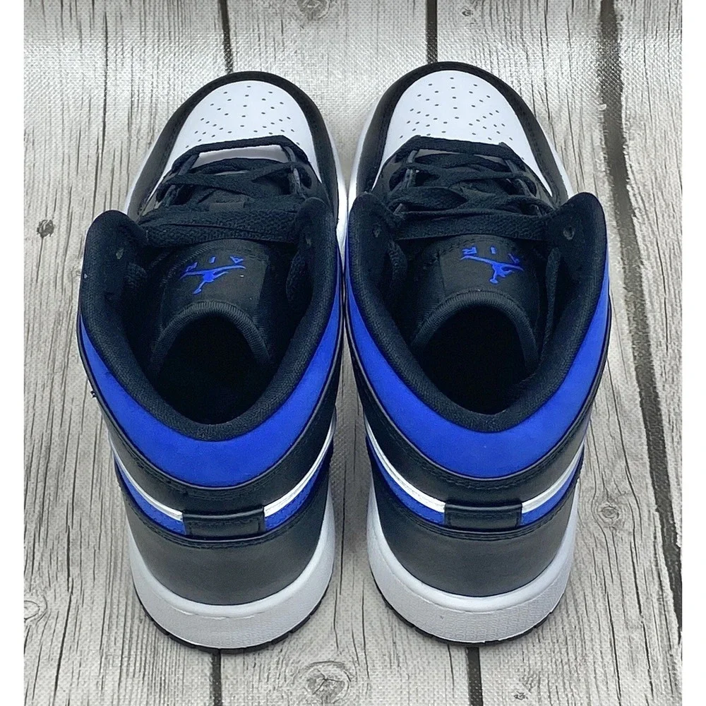 Size 4y - Nike Air Jordan 1 Mid GS Racer Blue 554725 140